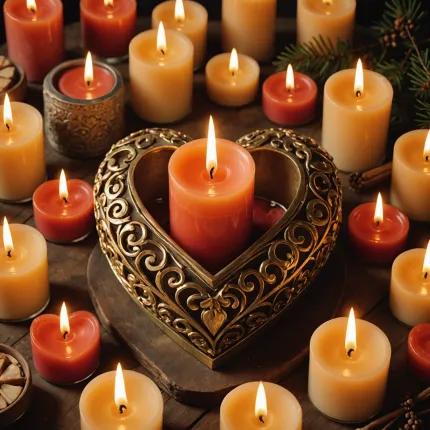 Декор с душой: как свеча фигурная сердце и свеча парафин преобразят ваш интерьер