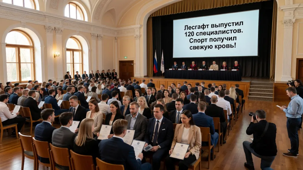 Лесгафт выпустил 120 специалистов. Спорт получил свежую кровь!