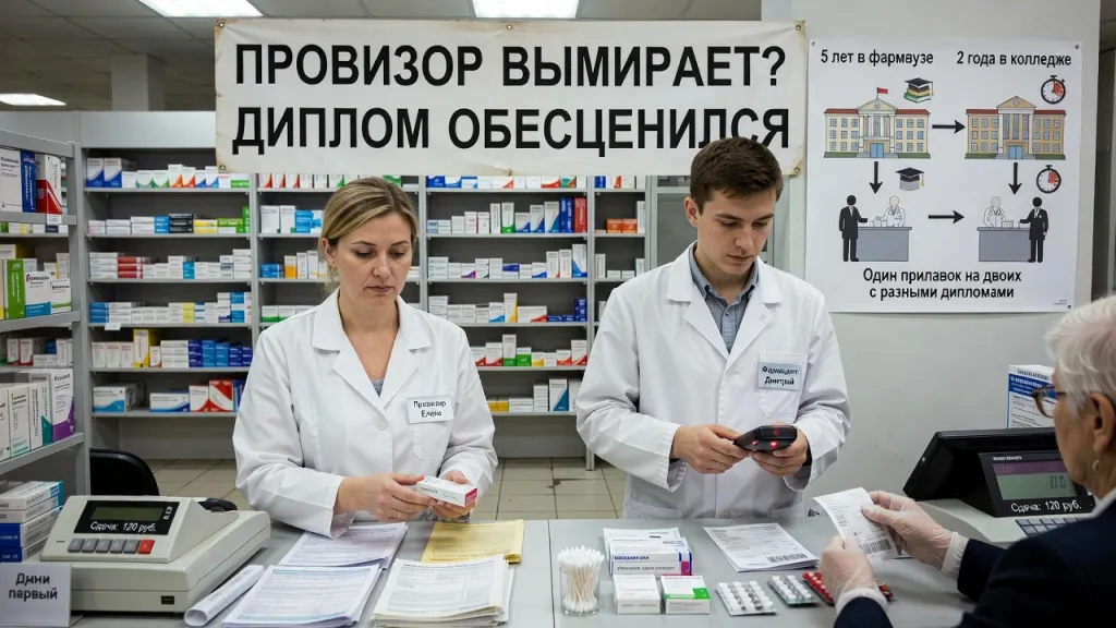Провизор вымирает? Диплом обесценился